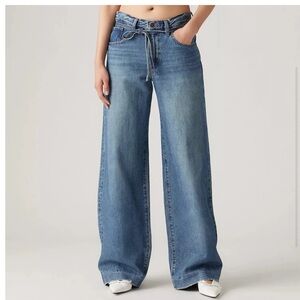 Levi's Blue Flare & Wide Leg Jeans